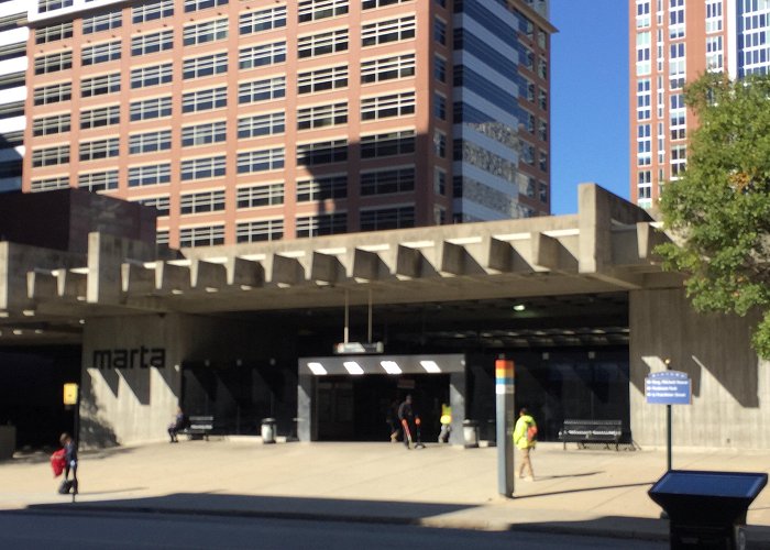 MARTA-Midtown Station Midtown MARTA Station -Atlanta, GA : r/brutalism photo