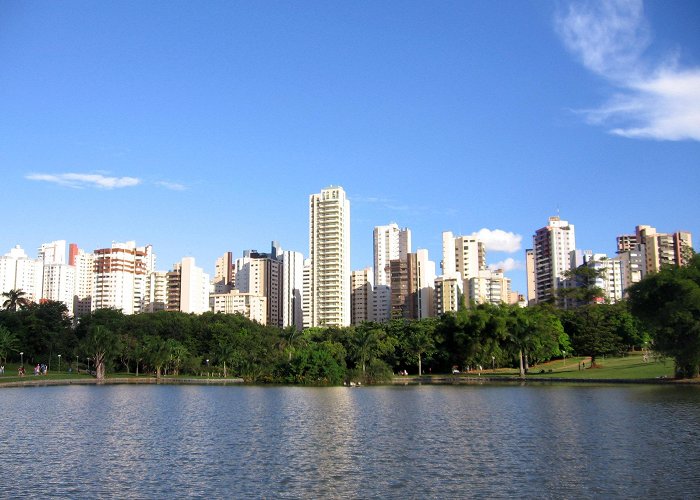 Parque Vaca Brava View of skyscrapers of Vaca Brava Park, Goiania, Brazil image ... photo