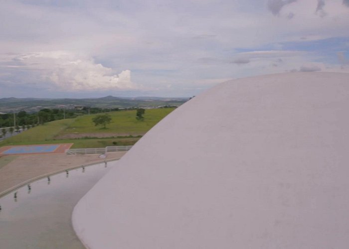 Oscar Niemeyer Cultural Center Oscar Niemeyer Cultural Center, Goiânia... | Stock Video | Pond5 photo