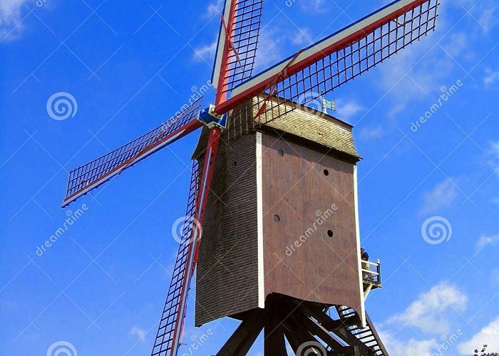Sint-Janshuismolen Historic Sint-Janshuismolen Windmill, Bruges, Belgium Editorial ... photo