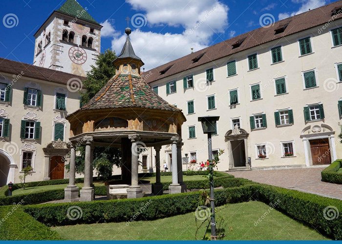 Novacella Abbey Inner Court of the Novacella Abbey in South Tyrol, Italy Editorial ... photo