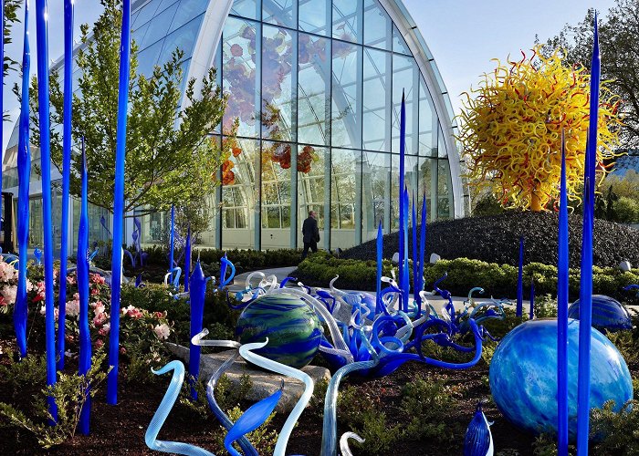 Chihuly Garden and Glass A Seattle Center garden to match Chihuly's vibrant glassworks ... photo