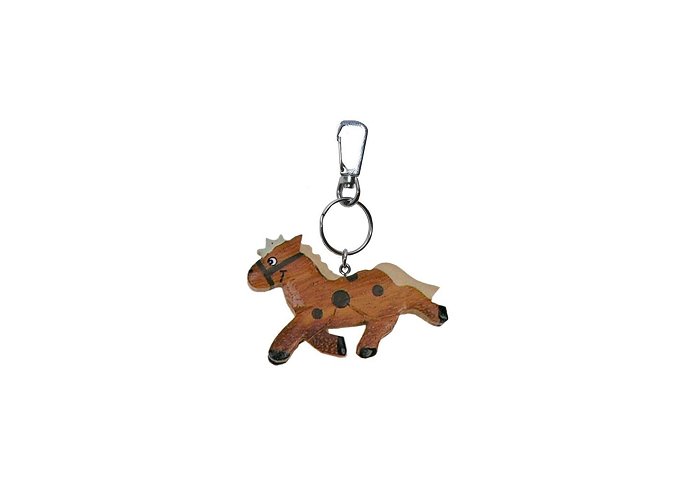 Dolfi Land Horse, Dolfi Wooden Keychain - DOLFILAND photo