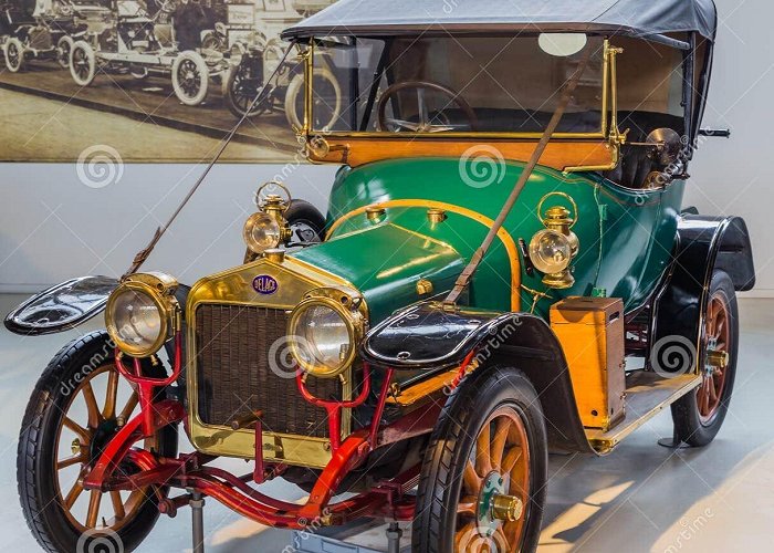 Streetlight Museum BRUSSELS, BELGIUM - MAY 01, 2017: Vintage Car in Autoworld Museum ... photo