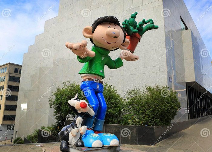 Gaston Lagaffe Giant Cartoon Characters in Brussels, Belgium Editorial Stock ... photo