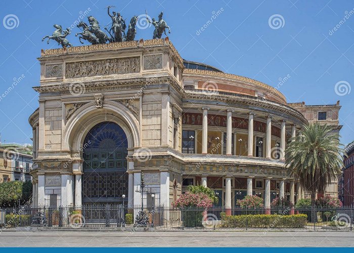 Teatro Politeama Piazza Castelnuovo Stock Photos - Free & Royalty-Free Stock Photos ... photo