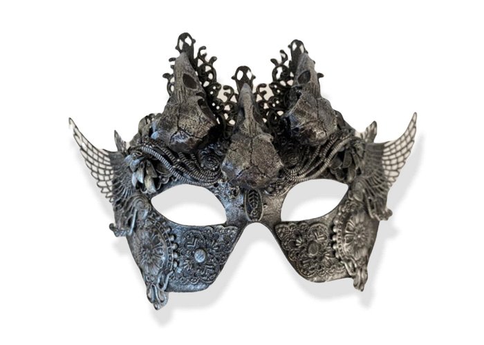 Der Druide und der 11. Vollmond Masquerade Mask Gothic, Bird Skull Mask, Halloween Mask, Raven ... photo
