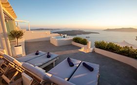 Sunset View Villa Santorini - With Outdoor Jacuzzi Firostefani Exterior photo