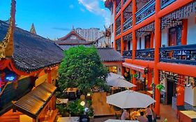 Wenjun Courtyard Hotel---3Mins Walk From Tonghuimen Metro Station ,Close By Tianfu Square, English-Speaking Service,Travel Agency Chengdu Exterior photo