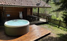 Le Grand Cerf Chalet En Rondins Avec Spa Jacuzzi Villa La Bresse Exterior photo