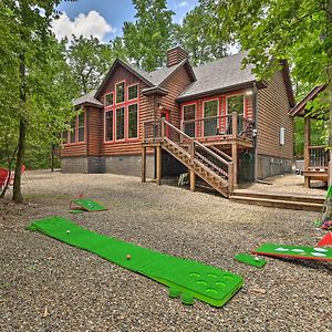 Luxe Broken Bow Cabin Hot Tub About 3 Mi To Hochatown Villa Exterior photo