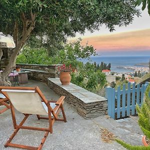 The Walnut Tree - Cycladic Getaway With Sea Views By Explore Andros Apartment Lámira Exterior photo