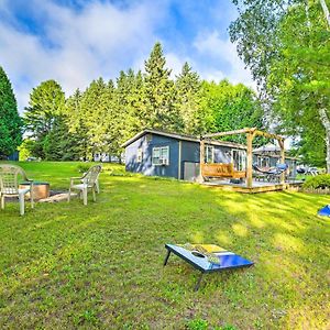 Riverfront Home With Dock About 6 Mi To Cheboygan! Exterior photo