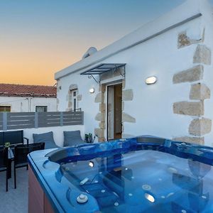 Avli Village Home With Outdoor Jacuzzi Vafés Exterior photo