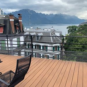 Loft With Rooftop, Stunning View Of The Lake! Apartment Montreux Exterior photo