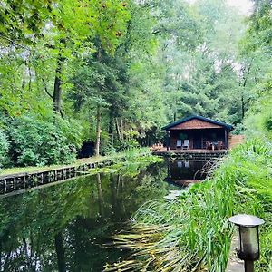 Prachtige Chalet In Het Bos Met Sauna! Villa Lanaken Exterior photo