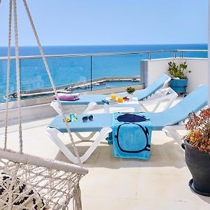 Breathtaking Sea View Flat For Families In Crete Apartment Keratokampos Exterior photo