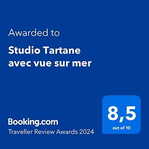 Studio Tartane Avec Vue Sur Mer La Trinite Exterior photo