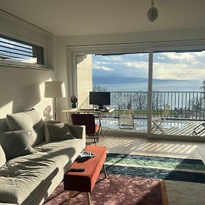 Les Terrasses De Lavaux 2 - Appartement De Luxe Avec Vue Panoramique Et Piscine" Chexbres Exterior photo