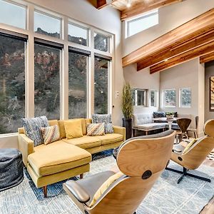 Sedona Canyon Terrace Modern Mountain Home Tucked Away In Canyon, Chefs Kitchen, Deck & Views! Exterior photo