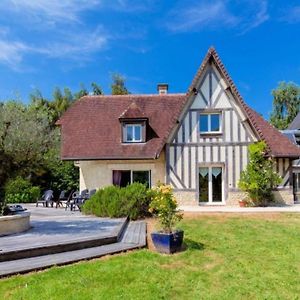 Gite La Tourelle Avec Piscine Chauffee - 5 Mn De La Mer Et Cabourg Villa Périers-en-Auge Exterior photo