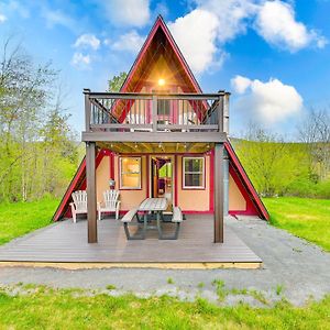 Charming Hunter A-Frame Walk To Ski Lift! Villa Lanesville Exterior photo