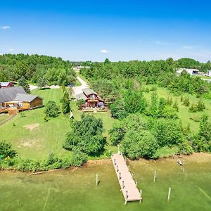 Riverfront Cheboygan Home With Dock About 4 Mi To Town! Exterior photo