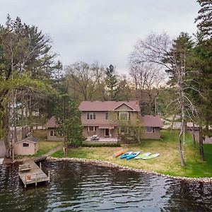 -Lake House Vacation Sleeps 12 Private Dock Villa Waupaca Exterior photo