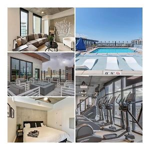 Gym Rooftop Pool Hot Tub King Bed Parking Apartment Salt Lake City Exterior photo