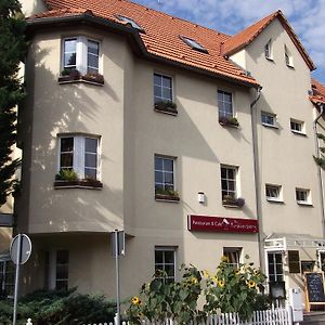 Pension & Cafe Am Kraehenberg Hotel Halle  Exterior photo