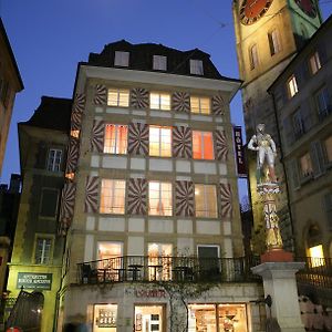 Le Cafe-Hotel De L'Aubier Neuchâtel Exterior photo