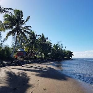 Sina Pj Beach Fales And Surf Hotel Apia Exterior photo