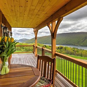 Naples Cabin With Lake Views And Wraparound Deck! Exterior photo